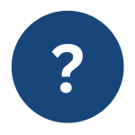 Question mark in circle